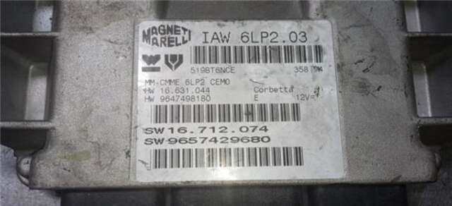 Centralita Motor ECU Peugeot 206 1.4 16V