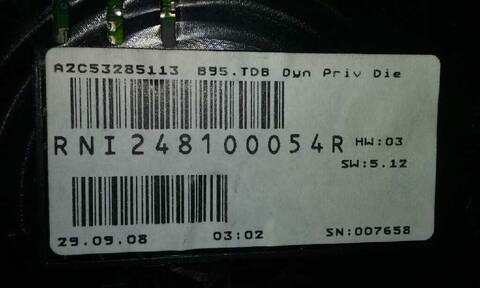 Foto 3ª: Cuadro de Instrumentos Renault Megane 1.5 DCI DIESEL FAP BERLINA 106CV 78KW III BERLINA 5 P [K9K832] (2008)