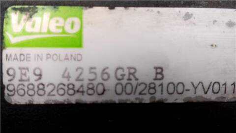 Foto 2ª: Motor de Arranque Citroen C3 1.6 EXCLUSIVE [1 6 LTR. - 66 KW 16V HDI] PICASSO 90CV [9HX] (2009)