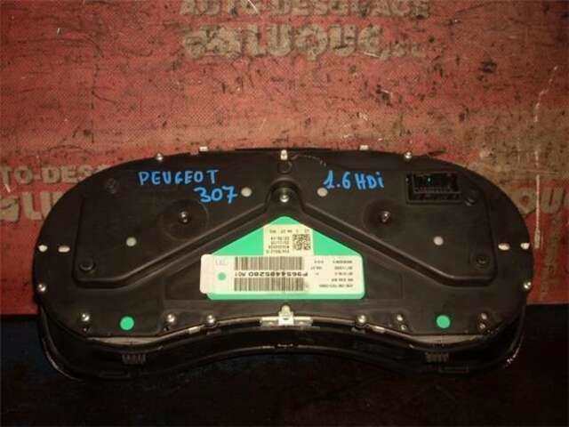 Foto 2ª: Cuadro de Instrumentos Peugeot 307 1.6 HDI [9HX (DV6ATED4)]