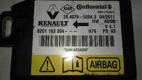 Foto 3ª: Centralita Airbag Dacia Duster BASIS 4X2 105CV 77KW [K4M F6] (2011)