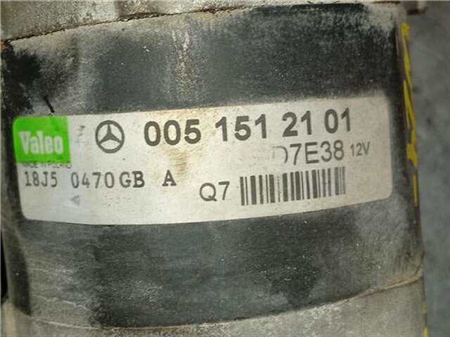 Foto 2ª: Motor de Arranque Mercedes Clase A 140 1.7 A 170 (169.032) [1.7 LTR. - 85 KW CAT] [M 266.940]