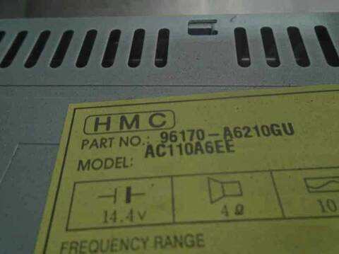 Foto 2ª: Sistema Audio Radio CD Hyundai i30 1.4 CRDI CAT 90CV 66KW [D4FC] (2014)