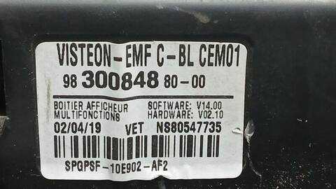 Foto 3ª: Sistema Audio Radio CD Citroen Berlingo TALLA M LIVE 102CV 75KW FURGON [YH01] (2019)