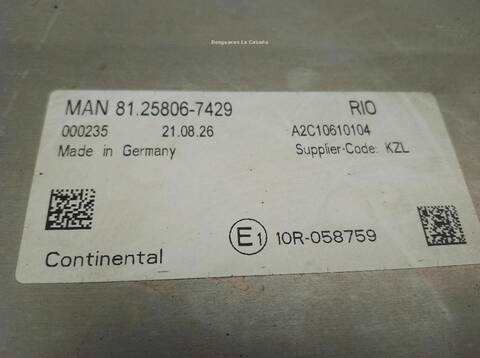 Foto 3ª: Centralita Motor ECU Man TGX 18.470 (2020)