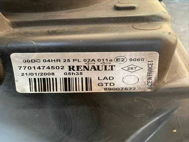 Foto 2ª: Faro Izquierdo Renault Laguna 1 DCI DIESEL CAT 92CV (2001)