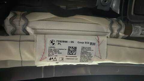 Foto 2ª: Airbag Cortina Delantero Derecho Bmw Serie 4 418 420D M SPORT COUPE 190CV 140KW [N47D20C] (2014)