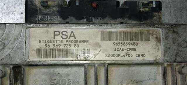 Centralita Motor ECU Peugeot 206 1.4 I