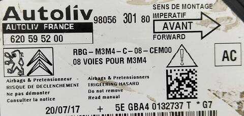 Foto 3ª: Centralita Airbag Citroen C Elysee 1.6 BLUE 99CV [BHY] (2012)