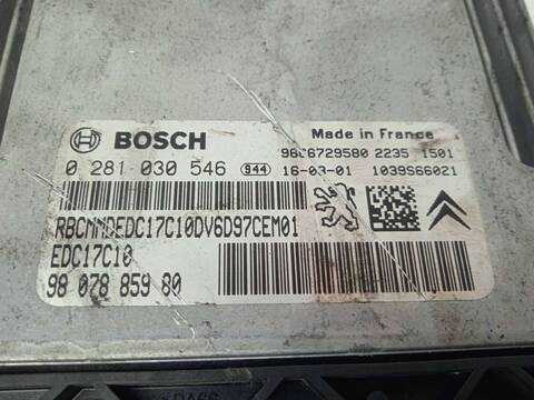 Foto 3ª: Centralita Motor ECU Citroen Berlingo 1.6 16V HDI 75CV 55KW [9HW] (2010)