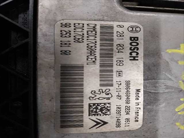 Foto 2ª: Centralita Motor ECU Citroen C4 0.1 HDI (2017)