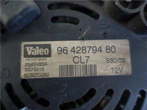 Foto 3ª: Alternador Citroen C3 1.4 I 73CV 54KW [KFV (TU3JP)] (2003)