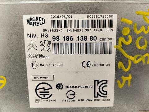 Foto 2ª: Sistema Audio Radio CD Peugeot 308 ACTIVE 2 BLUE 150CV [AH01] (2014)