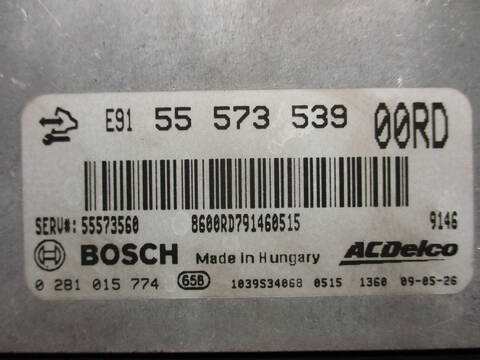 Foto 2ª: Centralita Motor ECU Opel Insignia A20DTH BERLINA (2009)