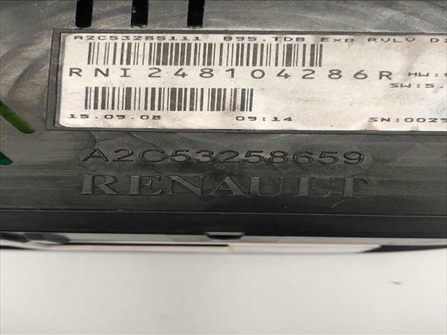 Foto 2ª: Cuadro de Instrumentos Renault Megane 1.5 DIESEL 1894GPD [D/K9K68] (2009)