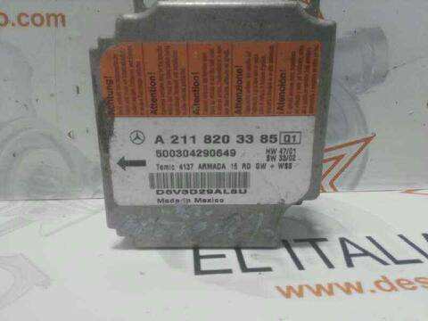 Foto 3ª: Centralita Airbag Mercedes Clase E 180 BERLINA 224CV 165KW (2002)