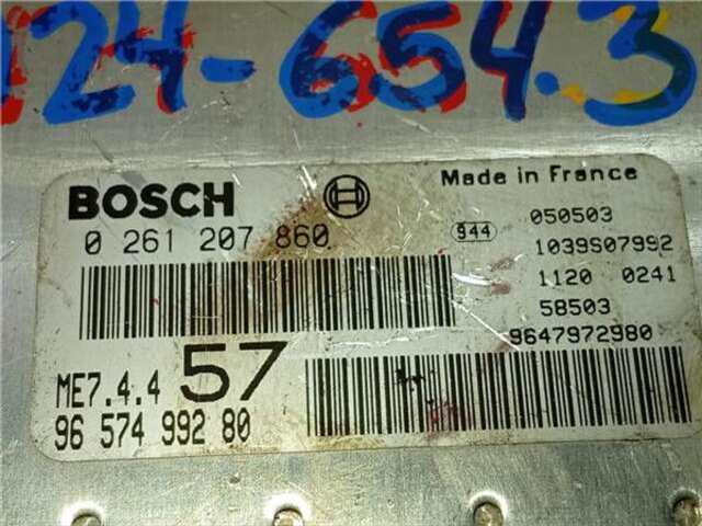 Centralita Motor ECU Citroen C3 1.6 16V SENSODRIVE [1.6 LTR. - 80 KW 16V CAT (NFU - TU5JP4)]