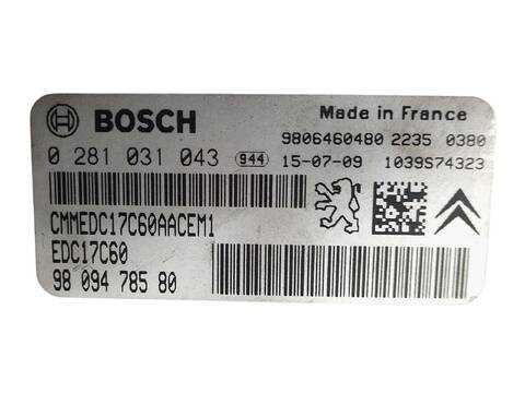 Foto 3ª: Centralita Motor ECU Citroen C4 1.6 BLUEHDI 100 99CV (2014)