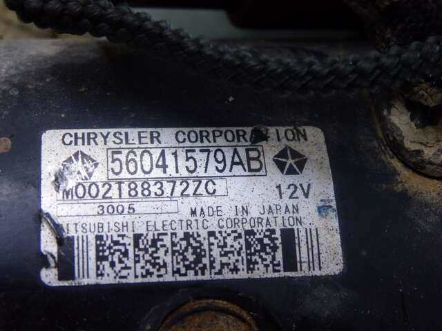 Foto 2ª: Motor de Arranque Jeep Cherokee 2.8 CRD [30C] (2006)