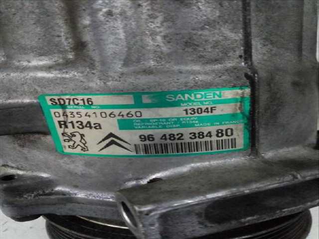 Foto 2ª: Compresor Aire Acondicionado Peugeot 407 1.6 HDI 110 6D9HZC 6D9HYC) (2004)