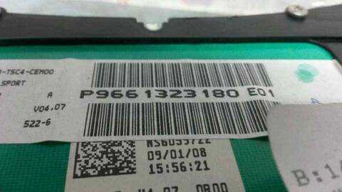 Foto 2ª: Cuadro de Instrumentos Peugeot 207 120CV 88KW (2006)