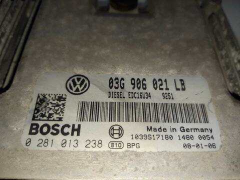 Foto 3ª: Centralita Motor ECU Skoda Octavia 1.9 TDI DPF BERLINA 105CV 77KW [BXE] (2008)