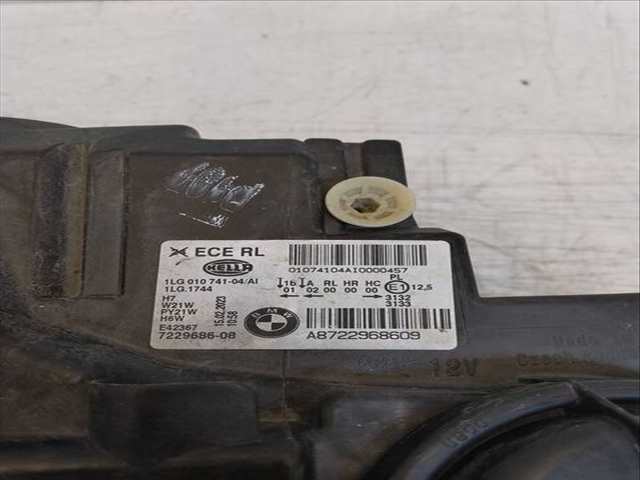 Foto 3ª: Faro Derecho Bmw Serie 1 114 136 CV 100KW [N13B16A N13 N13B16U0] (2014)
