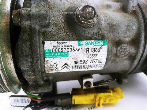 Foto 2ª: Compresor Aire Acondicionado Citroen C4 1.6 HDI [9HX (DV6ATED4)] (2004)