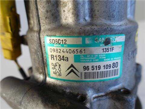 Foto 3ª: Compresor Aire Acondicionado Citroen C4 1.6 16V BERLINA 109CV 80KW [G-NFU] (2005)