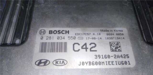 Centralita Motor ECU Kia Stonic 1.6 BUSINESS [1.6 LTR. - 81 KW CRDI CAT]