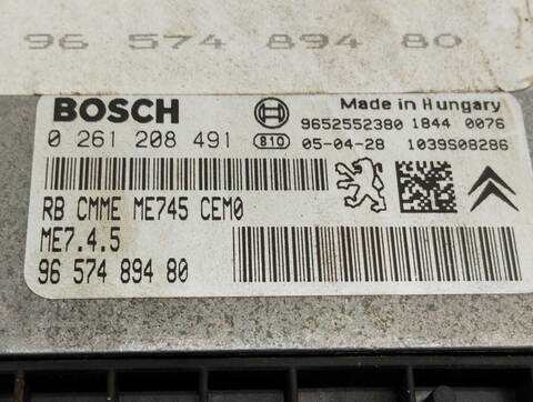 Foto 4ª: Centralita Motor ECU Citroen C4 SX BERLINA 109CV 80KW [NFU] (2005)