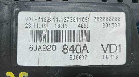 Foto 2ª: Cuadro de Instrumentos Seat Toledo STYLE 1 TDI 105CV (2012)