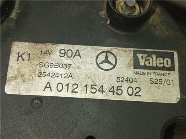Foto 1ª: Alternador Mercedes Clase A 140 1.4 140 (168.031) [1.4 LTR. - 60 KW CAT] [M 166.940]