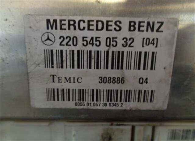 Foto 2ª: Centralita Suspension Mercedes Clase S 220 4.0 400 CDI (220.028) [4.0 LTR. - 184 KW CDI 32V CAT] [OM 628.960]
