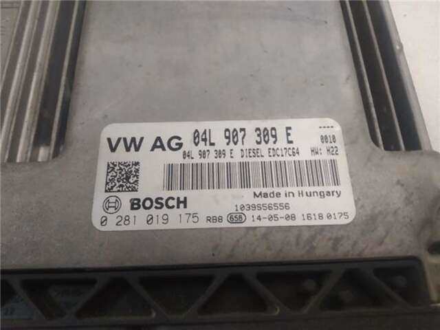 Foto 3ª: Centralita Motor ECU Volkswagen Golf 1.6 BLUEMOTION [1.6 LTR. - 81 KW 16V TDI DPF] [CRKB]