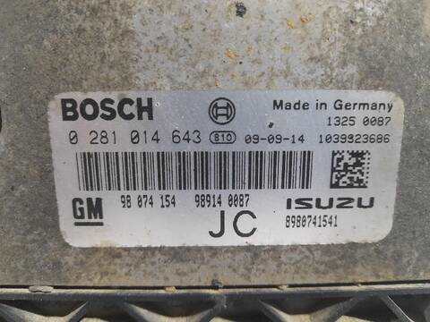 Foto 2ª: Centralita Motor ECU Opel Astra 1.7 16V CDTI 101CV [Z17DTH] (2006)