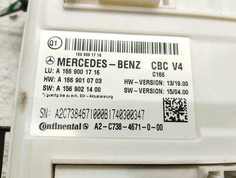 Foto 2ª: Caja Reles Fusibles Mercedes Clase G 230 GLE 350 D 4MATIC 258CV 190KW [642826] (2017)