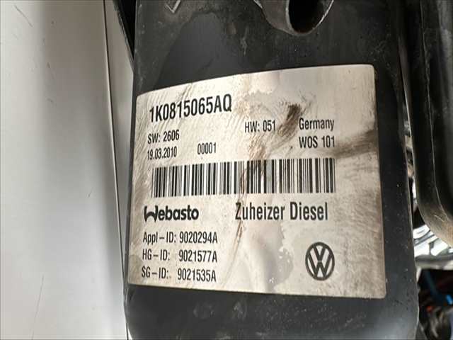 Foto 2ª: Mando Calefacción A. A. Volkswagen Touran 1.9 TDI [BLS] (2010)