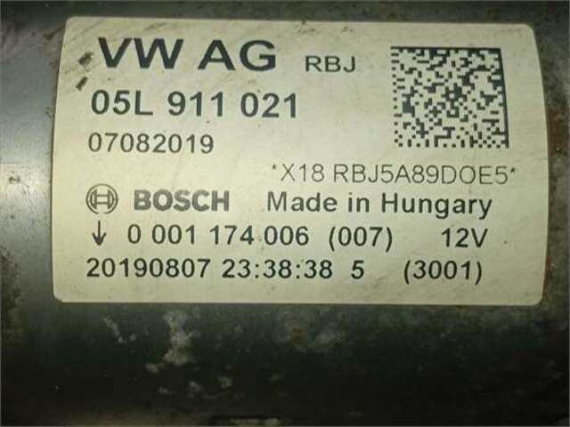 Foto 2ª: Motor de Arranque Audi A6 2.0 40 TDI DESIGN [2.0 LTR. - 150 KW 16V TDI]