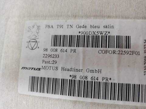 Foto 2ª: Techo Interior Peugeot 308 ACTIVE 110CV [HNZ / HNP] (2013)