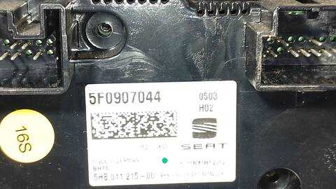 Foto 2ª: Mando Climatizador Seat Leon ERENCE 105CV 77KW [CLH] (2013)