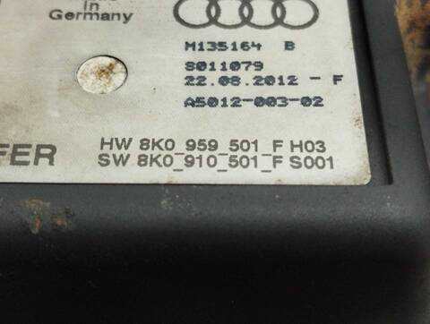 Foto 3ª: Calefacción Audi A5 3.0 V6 24V TDI COUPE 245CV 180KW [CDUC] (2012)
