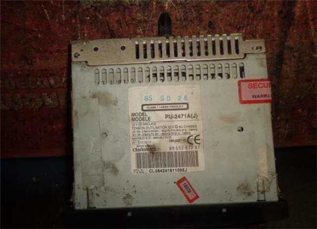 Foto 2ª: Sistema Audio Radio CD Peugeot 206 1.6 CC [1.6 LTR. - 80 KW 16V CAT (NFU - TU5JP4)] [NFU (TU5JP4)]