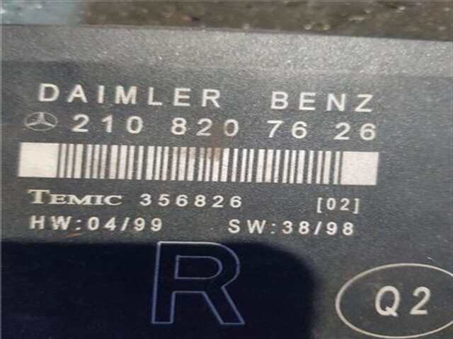 Foto 2ª: Centralita Motor ECU Mercedes Clase E 180 