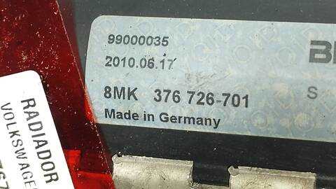 Foto 4ª: Radiador Motor Volkswagen Golf TRENDLINE BERLINA 105CV 77KW [BKC] (2005)