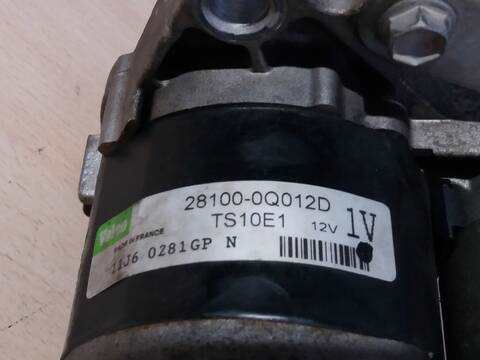 Foto 2ª: Motor de Arranque Peugeot 107 1.0 CAT 384F) 68CV 50KW [G/ 1KR] (2006)