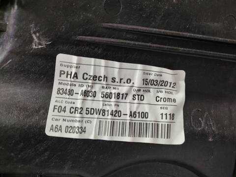 Foto 3ª: Elevalunas Manual Trasero Derecho Hyundai i30 1.4 99CV 73KW [G4FA] (2012)