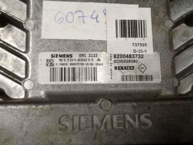 Foto 2ª: Centralita Motor ECU Dacia Logan LOGAN LAUREATE 1390 CC 1.4 LTR) 75CV/55KW LS0A/1F 0CV [K7J 710] (2006)