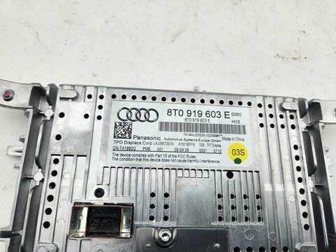 Foto 4ª: Pantalla Multifuncion Audi Q5 2.0 TDI 125KW) 170CV [CAHA] (2009)