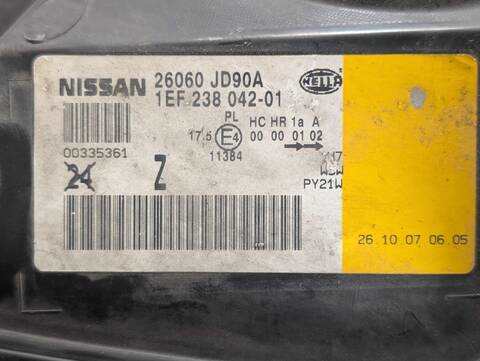 Foto 2ª: Faro Izquierdo Nissan Qashqai VISIA 150CV 110KW (2007)